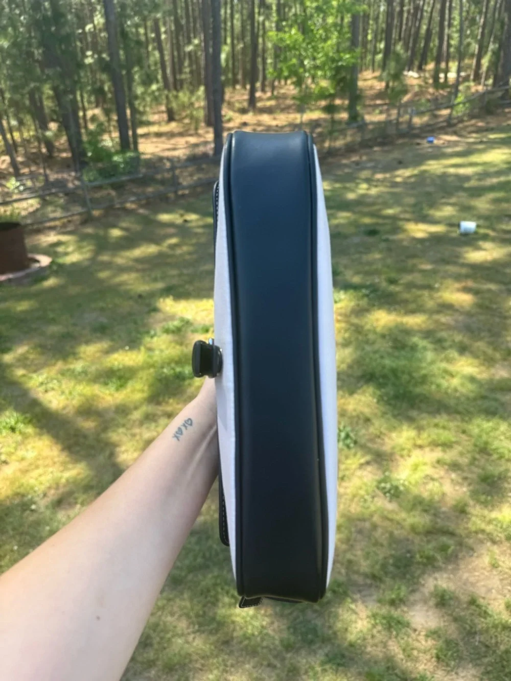 Coach Two-Tone Shoulder Bag in Black and Pink - Picture 5 of 7